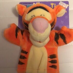 Vintage Tiger hand puppet new never used